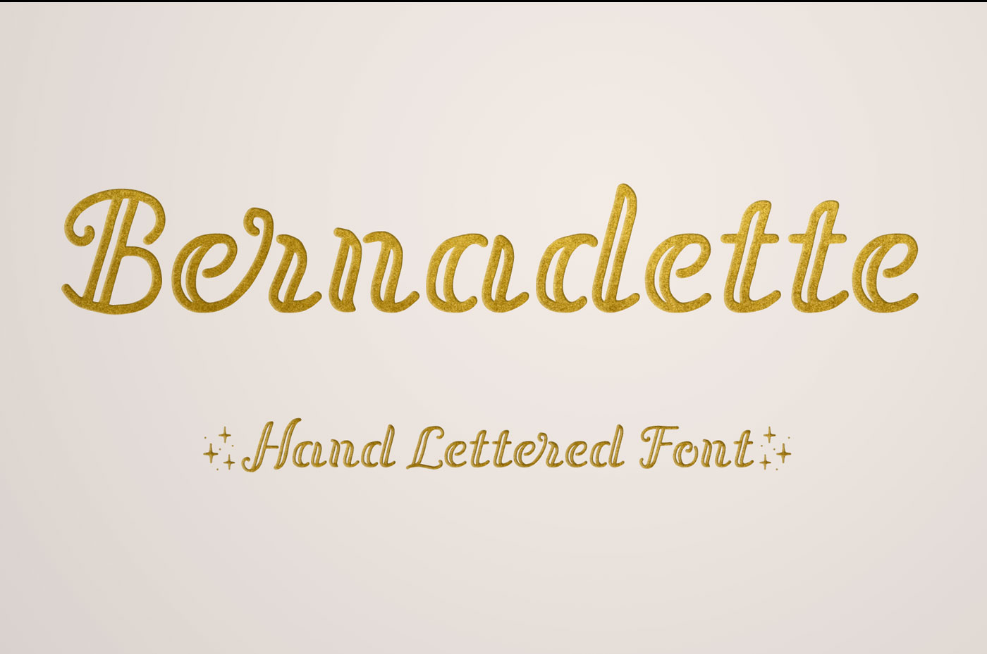 Bernadette font