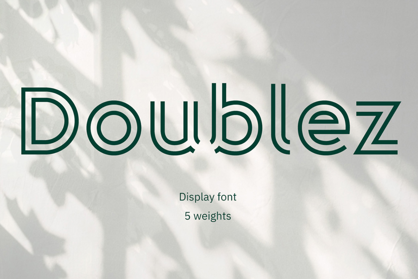Doublez inline font Creative Market